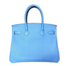 hermes birkin 30 blue paradise new back