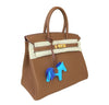 Hermes birkin 30 gold new side