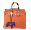 hermes birkin 25 feu new front open