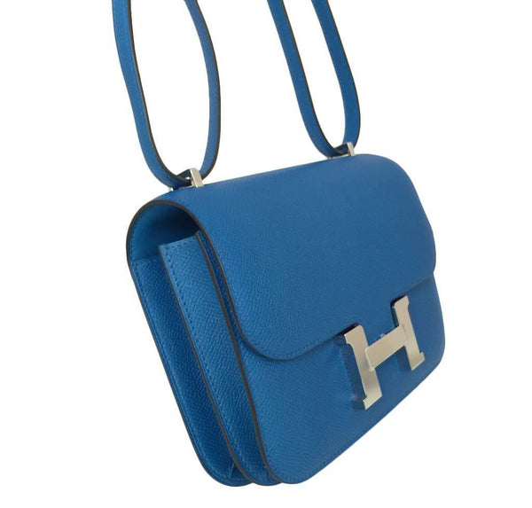 hermes constance 18 blue izmir new side