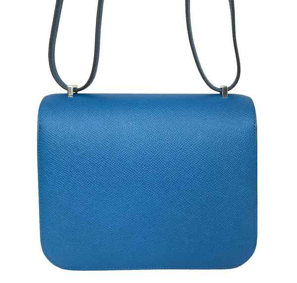 hermes constance 18 blue izmir new back