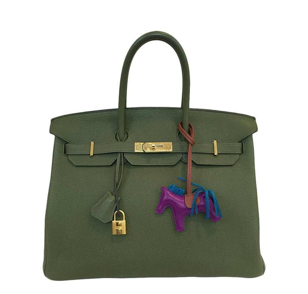 Hermes Birkin 35 Canopee Green Bag