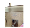 hermes birkin 35 cream used embossing