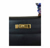 hermes kelly 32 black used engraving