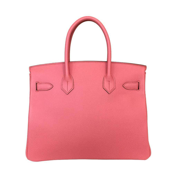 hermes birkin 30 pink flamingo new back