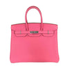 Hermes Birkin 35 Rose Lipstick Bag 