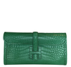 Hermes Jige Elan 29 Clutch Alligator Matte Bag pristine front