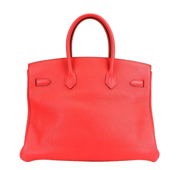 hermes birkin 35 rose jaipur used back