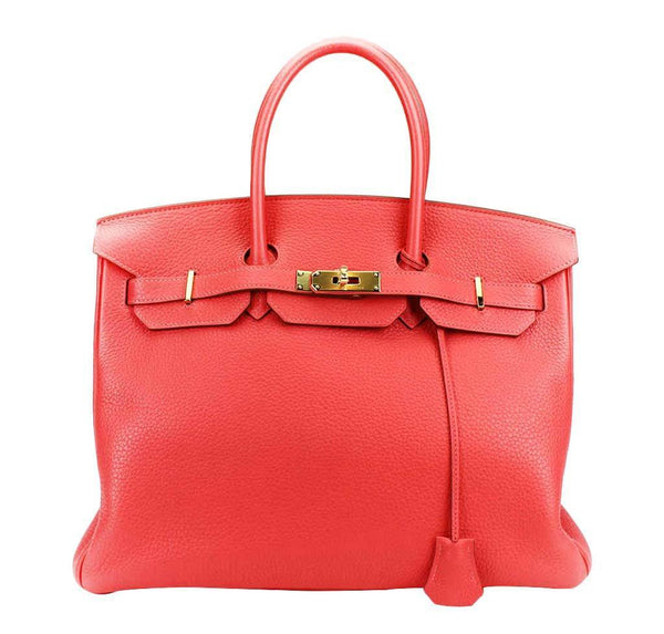 Hermes Birkin 35 Rose Jaipur Bag 