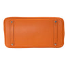 Hermes Birkin 35 Orange Togo Palladium excellent bottom