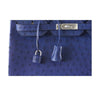 Hermes Birkin 35 Bleu Iris Ostrich new lock