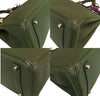 hermes birkin 35 army green used corners