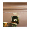 hermes kelly 32 tabac used embossing