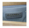 chanel runway limited edition gold metallic used detail