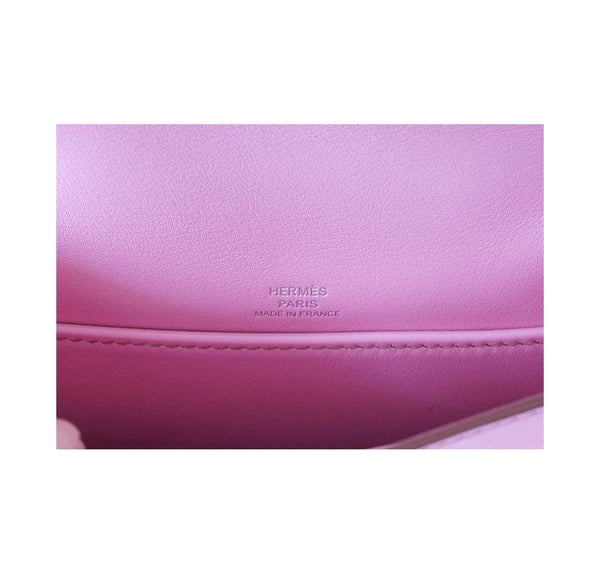 Hermes Kelly JPG Pochette Pink new embossing