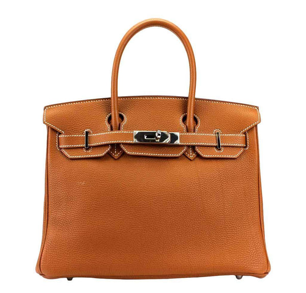 Hermes Birkin 30 Gold Bag Togo 