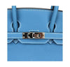 hermes birkin 25 blue jean used engraving