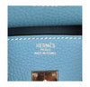 hermes birkin 25 blue jean used embossing