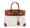 Hermes Birkin 30 Bag Toile Natural 