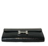 Hermes Constance Long Wallet Alligator Noir Clutch excellent bottom