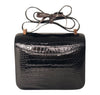 Hermes Constance 24 Alligator Noir rose gold pristine back