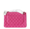 Chanel Bag Jumbo Classic Fuschia New Back