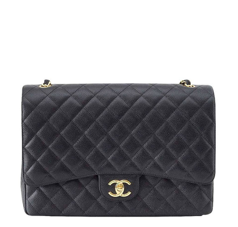 Chanel Maxi Bag Black Caviar