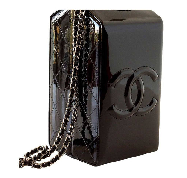 Chanel Bag Milk Carton Black New Detail