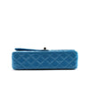 Chanel Classic Jumbo Flap Bag Light Blue Used Bottom