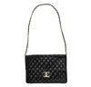 Chanel Maxi Shoulder Bag Black Used Overview