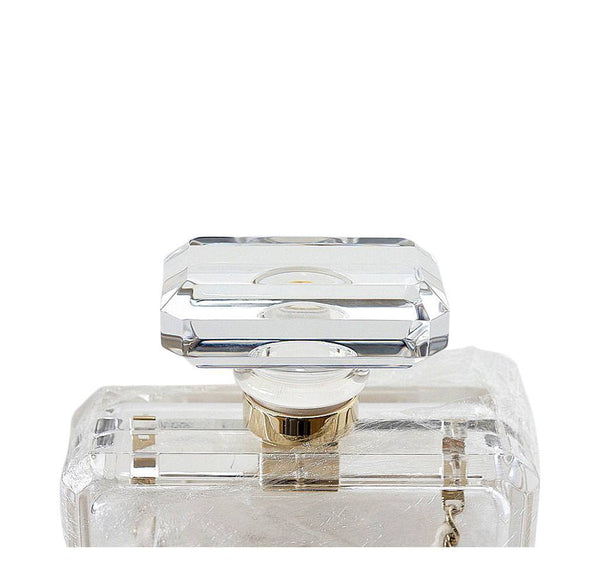 Chanel Parfume Bottle Bag Clear New Top