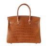 Hermes Birkin 30 Alligator Fauve Barenia New Back