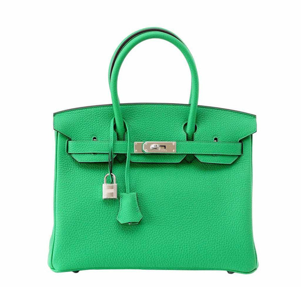 Hermes Birkin 30 Bamboo Bag Togo