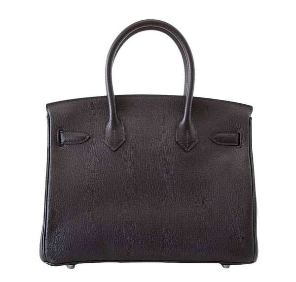 Hermes Birkin 30 Black New Back