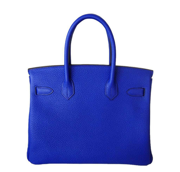 Hermes Birkin 30 Blue Electric Candy New Back