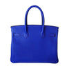 Hermes Birkin 30 Blue Electric Candy New Back