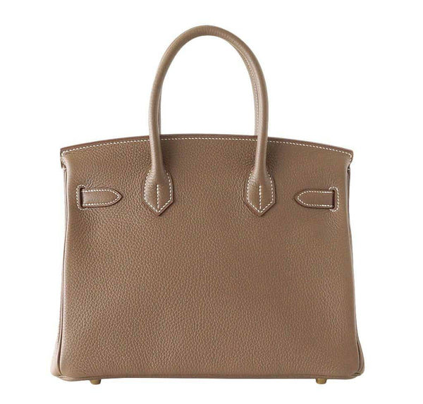 Hermes Birkin 30 Etoupe New Back