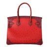 Hermes Birkin 30 Ghillies Ostrich New Back