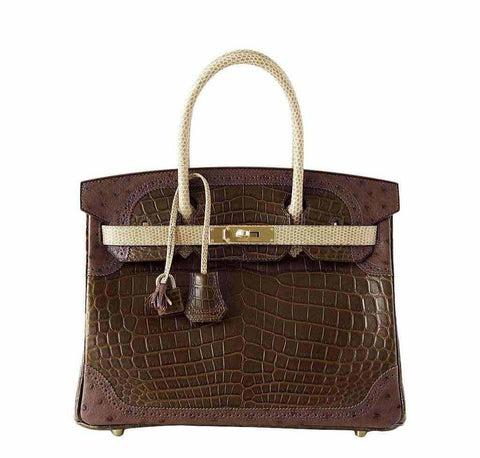 Hermes Birkin 30 Grand Marriage Bag