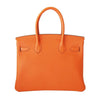 Hermes Birkin 30 Orange New Back