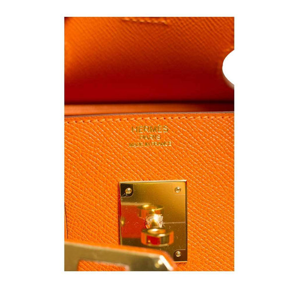 Hermes Birkin 30 Orange New Embossing