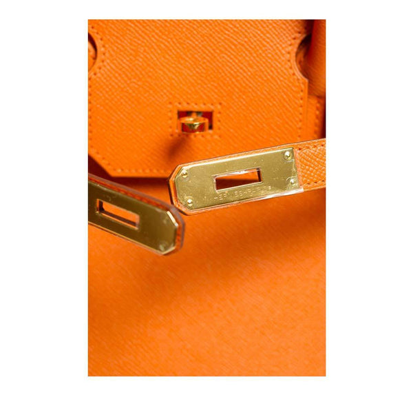 Hermes Birkin 30 Orange New Engraving