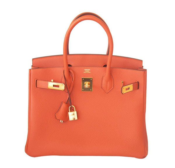 Hermes Birkin 30 Orange New Open