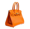 Hermes Birkin 30 Orange New Side