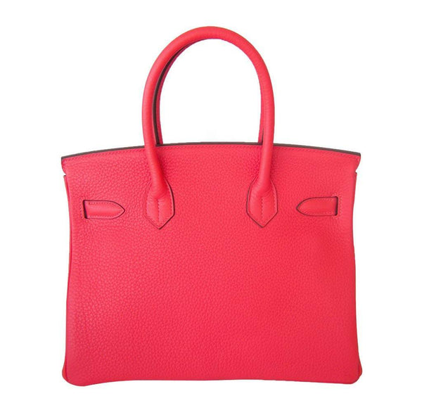 Hermes Birkin 30 Rouge Pivoine New Back