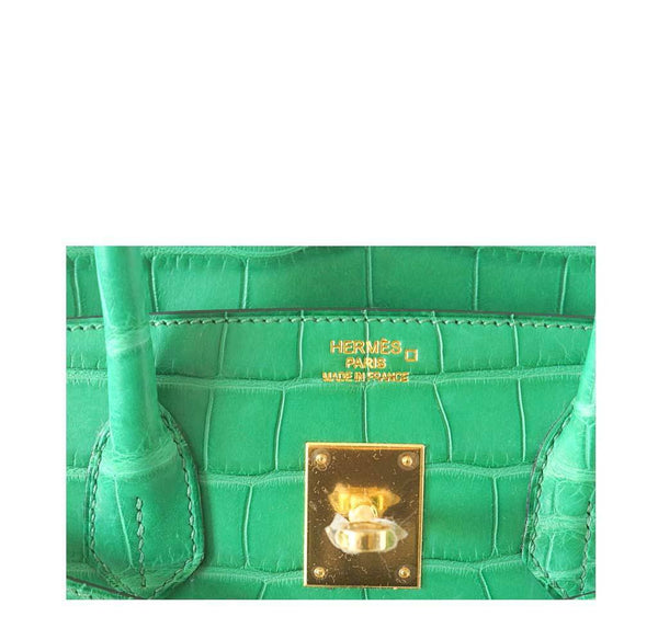 Hermes Birkin 35 Alligator Cactus New Embossing