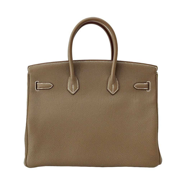 Hermes Birkin 35 Etoupe New Back