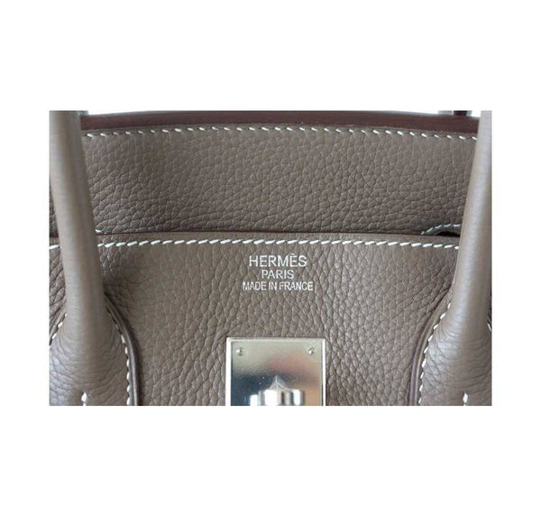 Hermes Birkin 35 Etoupe New Embossing