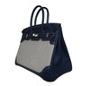 Hermes Birkin 35 Ghillies Blue de Prusee New Side