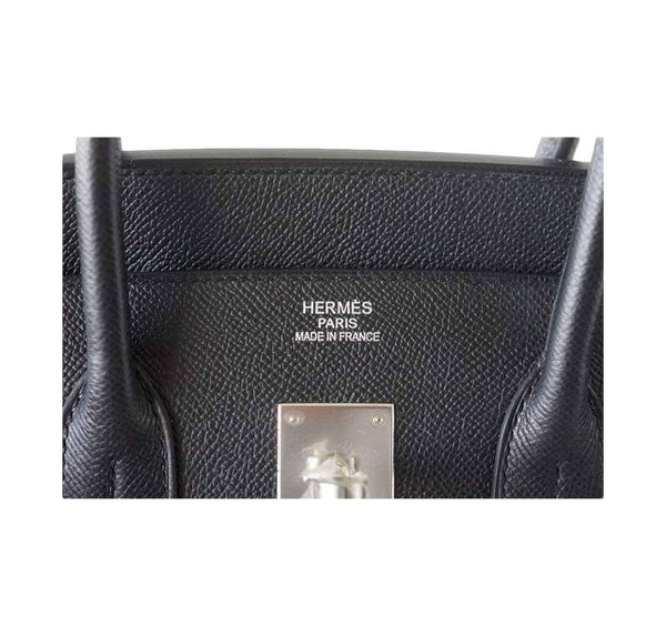 Hermes Birkin 35 Jet Black New Embossing